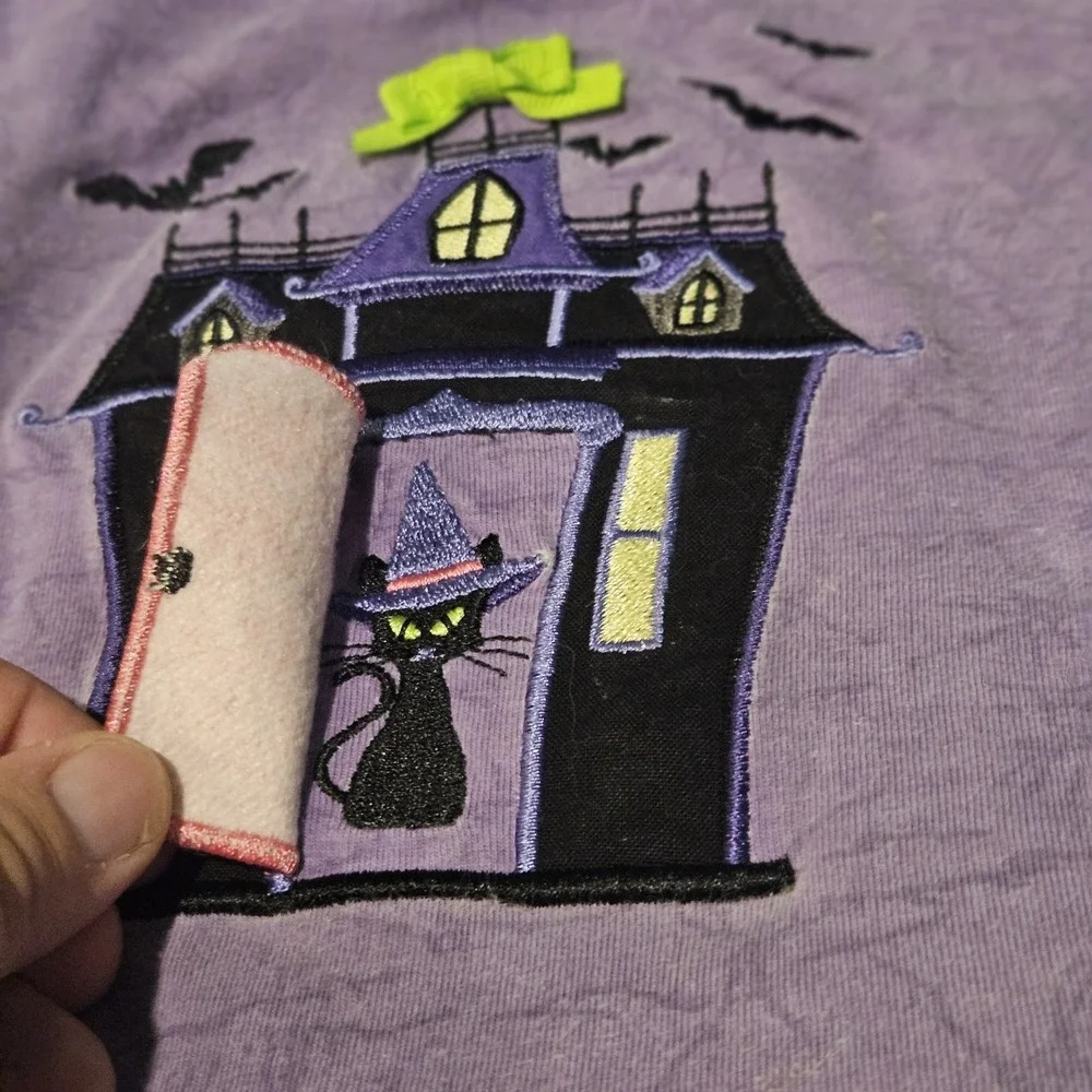 Ric Rac & Ruffles Girls Halloween Haunted House Tunic Top Size 4T